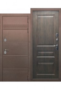 The meth door. Thermo Light D44 Antique copper teak wood